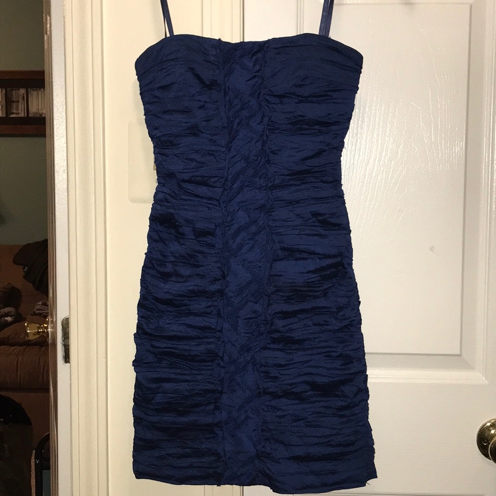 Blue mini BCBG Maxazaria dress